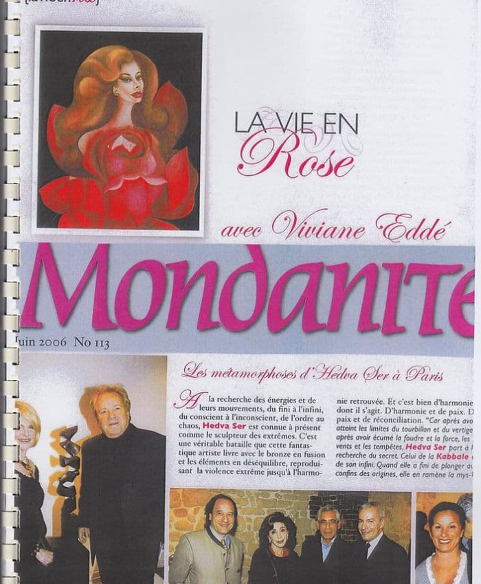 Article Mondanité