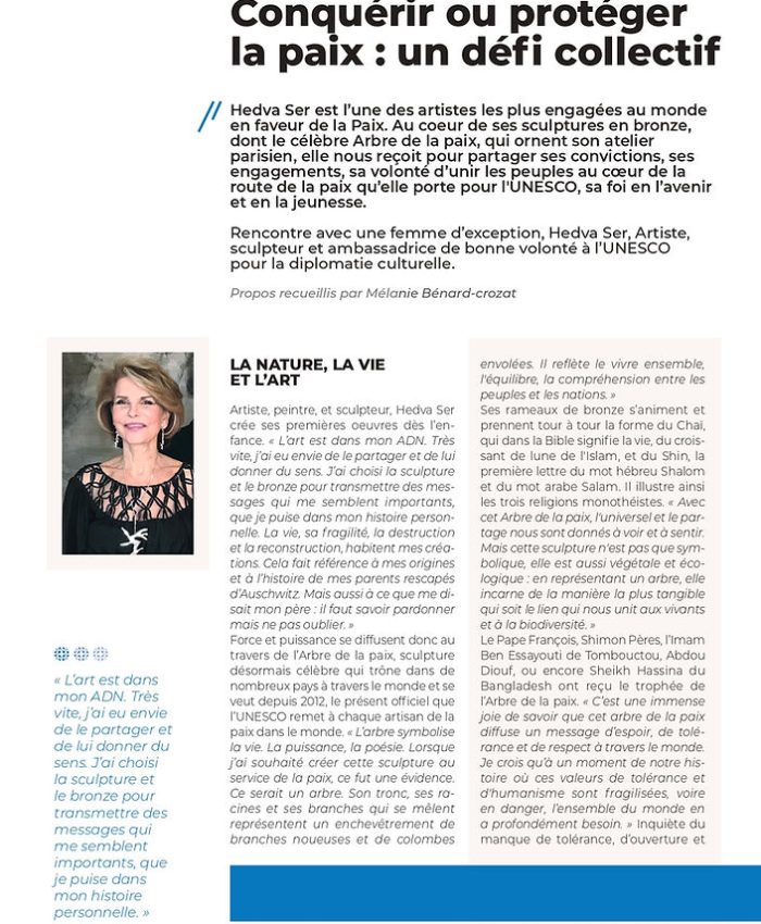 Article dans Impact for the Future
