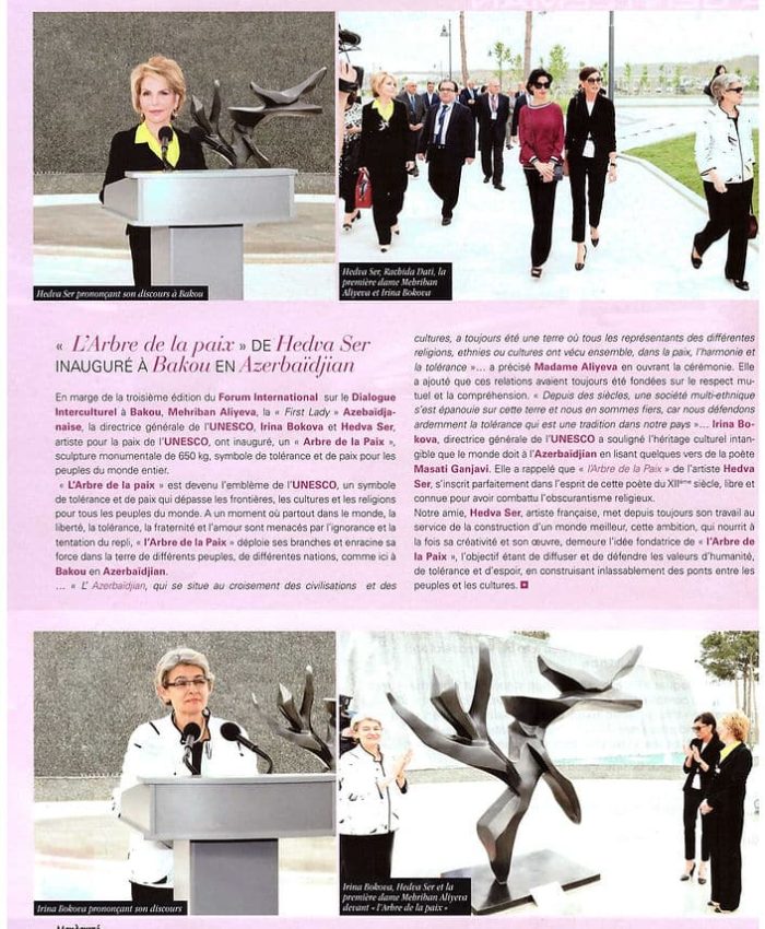 Article dans Mondanité, 2015